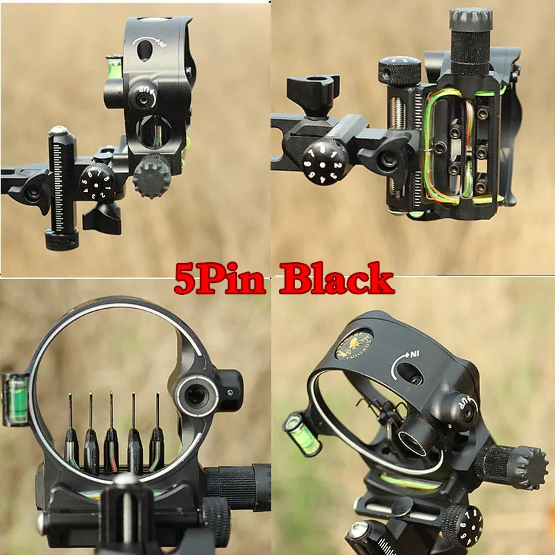 1Pc 5 Pin 7 Pin Compound Bow Sight 0.019\