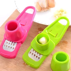 Ginger Garlic Crusher Press Garlic Grinding Grater Cutter Peeler Manual Garlic Mincer Chopping Garlic Tool Kitchen Accessories