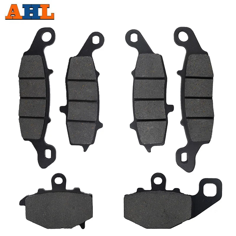 AHL Motorcycle Front And Rear Brake Pads For Kawasaki ER 650 C/A (ER-6n) 2009-2014 ER650 ER6n Brake Disks pad