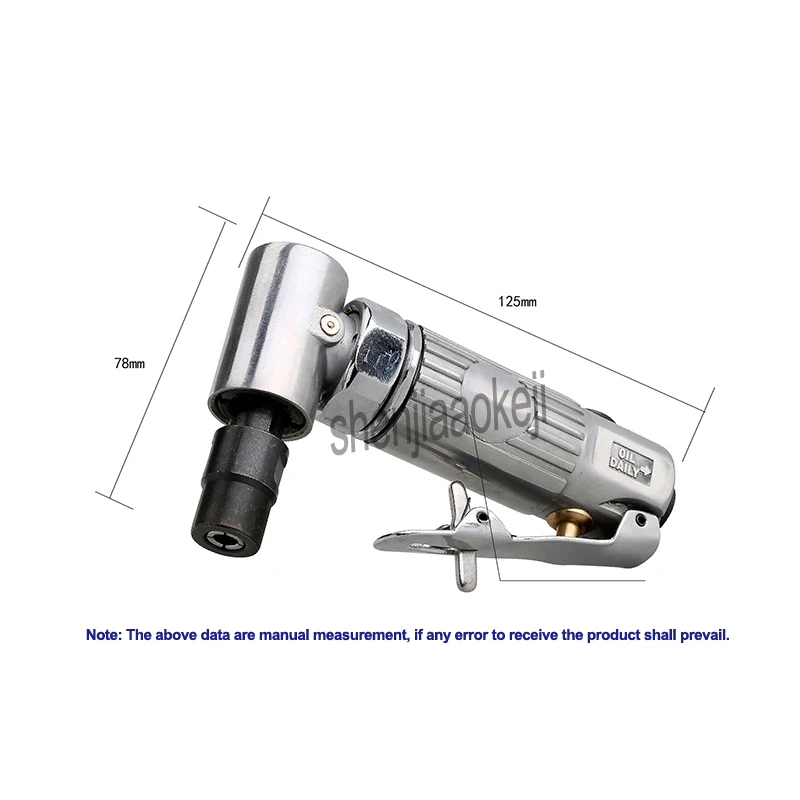 New 1pc 6mm Mini Angle Polishing machine Pneumatic Angle Grinder 90 Degree Air Die Grinder Tools