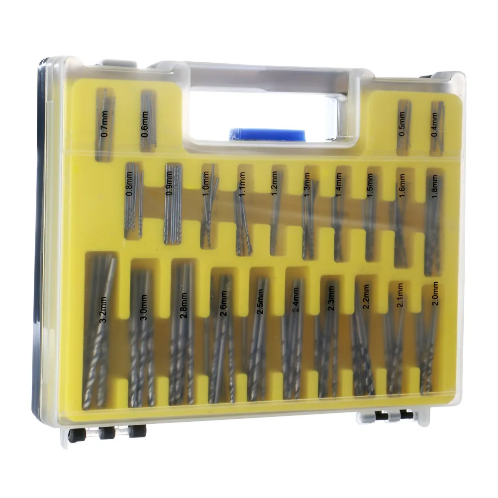 

150Pcs Hss Mini Micro Twist Drill Bit Set Precision Home Building DIY Power Tools Kit 0.4-3.2mm Twist Drill Bit Set With Case