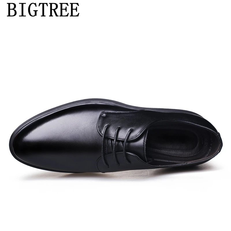 Business Shoes Men Oxford Leather Formal Shoes Men Classic Coiffeur Dress Shoes Men Office Luxury Italian Brand Erkek Ayakkabi