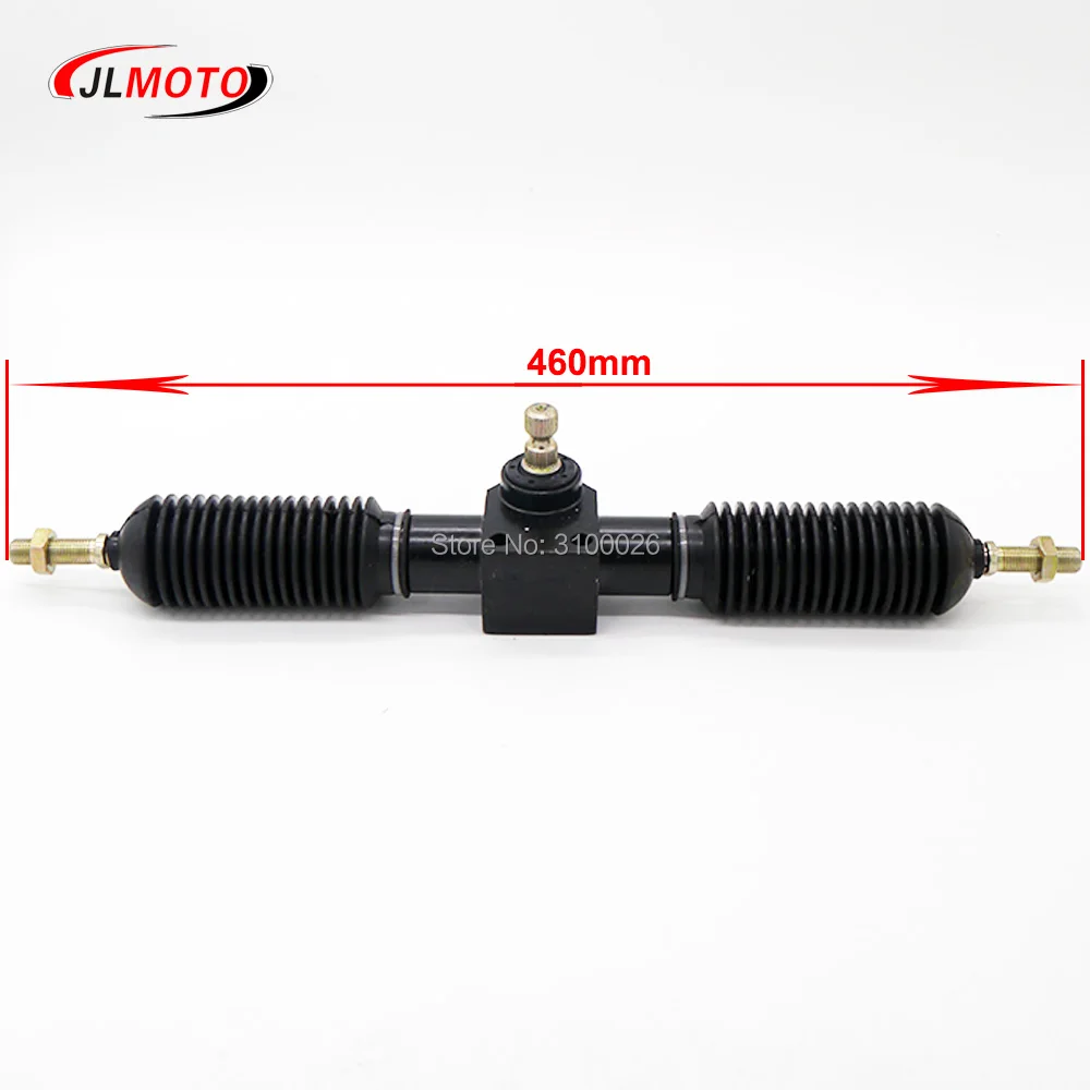 460mm M10 Full steel Power Steering Gear Rack Pinion Assy Fit For DIY China Golf Go Kart Buggy Karting ATV UTV Bike Parts