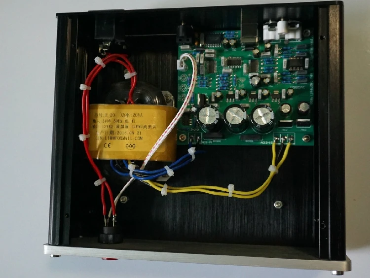 CS8416 CS4398 DAC board mit Optical fiber 24/192 Karat decoder board AC15V 32 Karat-192 Karat/24BIT Fertige board