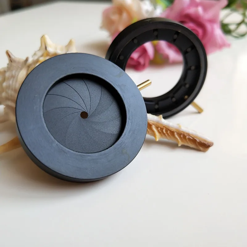20 pces-100 pces 1.5-23mm diâmetro de amplificação zoom óptico íris diafragma abertura condensador para câmera digital microscópio adaptador