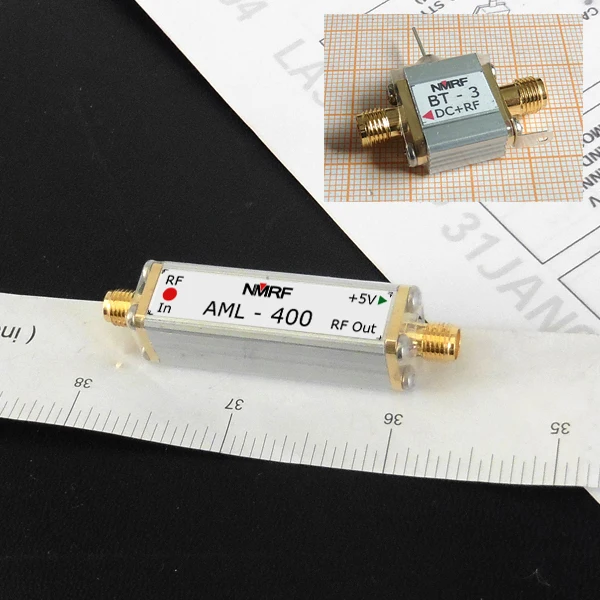 AML-400 433MHz (315MHz) coaxially fed RF low noise antenna amplifier LNA