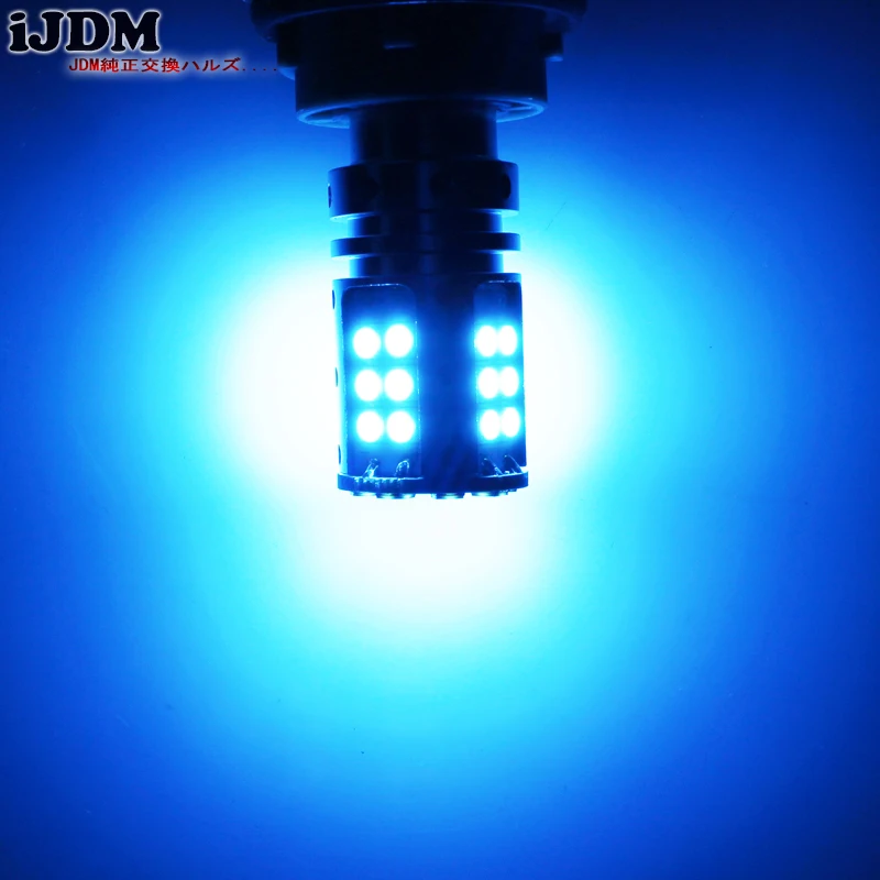 iJDM Canbus Error Free 1157 LED P21/5W BAY15d Daytime Running Light DRL Bulbs For 2015-up Jeep Renegade/ White Red Ice blue