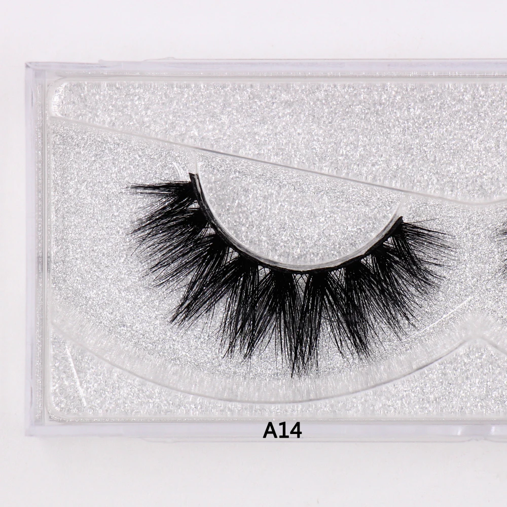 AMAOLASH Mink Eyelashes 3D Mink Lashes High Volume Crisscross False Eyelashes Fluffy Natural Long Lasting Eye Lashes Makeup