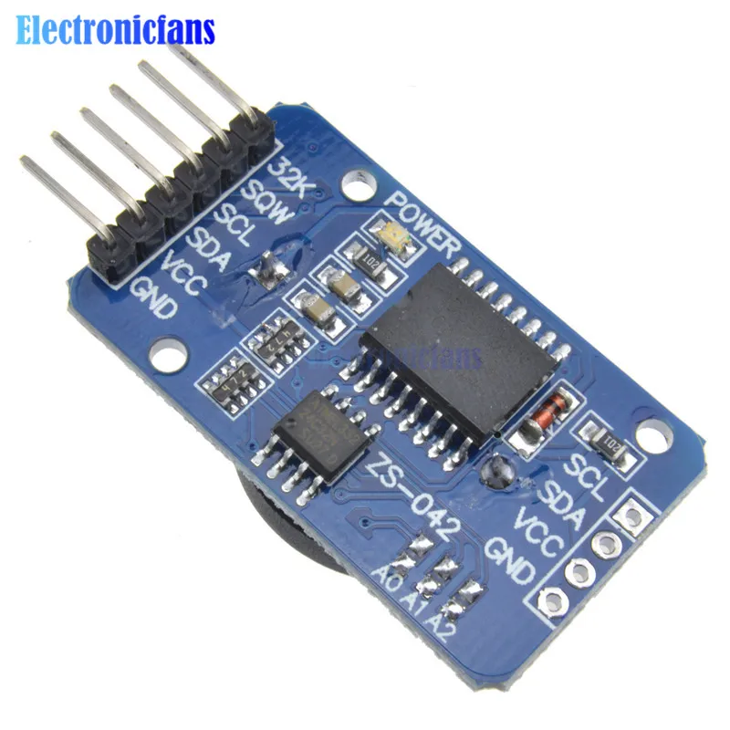 1-5 Stück DS3231 AT24C32 IIC Präzisions-Echtzeituhr (RTC) Speichermodul Miniaturgröße für Arduino SN DS3231SN AT24C32 – Detail 13
