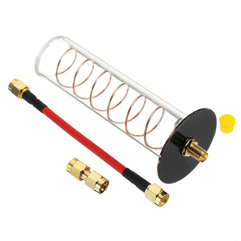 WYFPV-antena helicoidal FPV, dispositivo con resorte en espiral direccional, 5,8G, 16DBi, RHCP, 11cm, RP-SMA / SMA para transmisor FPV, modelos TX RC, accesorios de bricolaje