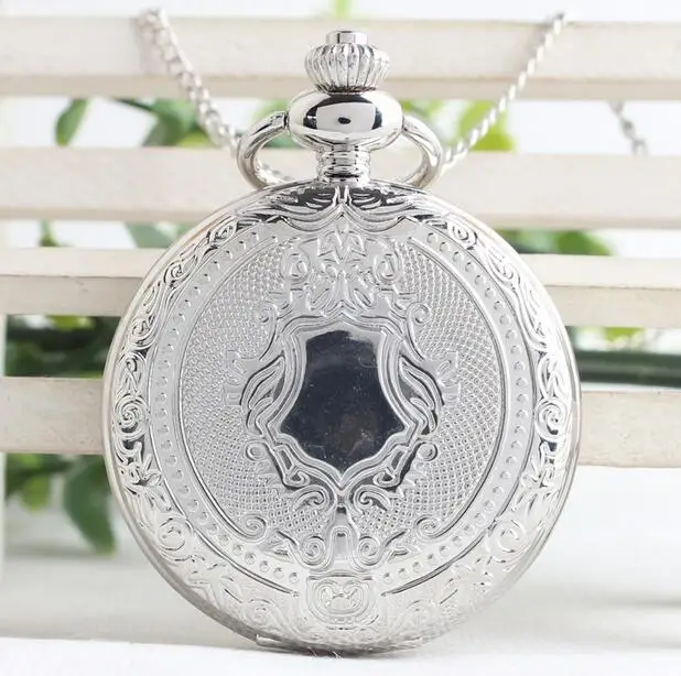 NEW FASHION Silver Shield Fashion watches Men and women cowboy chain and necklaces chain gift PO85