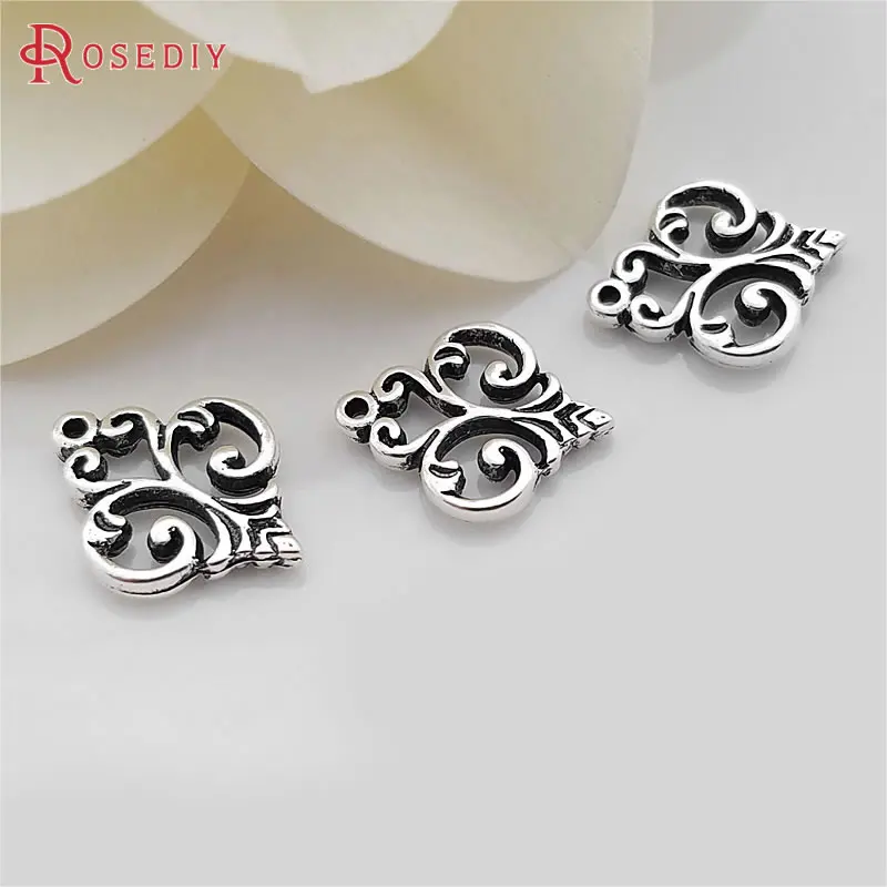 (B009)50 pieces 16*13mm Antique Silver Zinc Alloy Modeling Charms Connect Charms Diy Jewelry Findings Accessories Wholesale