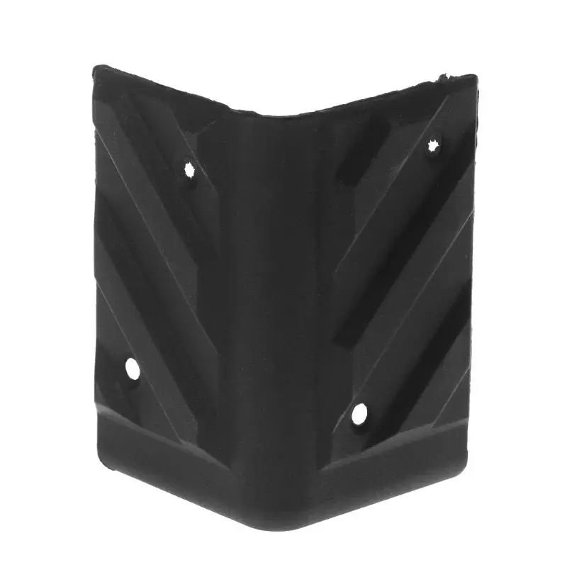 4PCS Speaker Corners Plastic Right Angle Rounded Protector Guitar Amplifier Stage Cabinets Accessories Replacement Black Jan-12