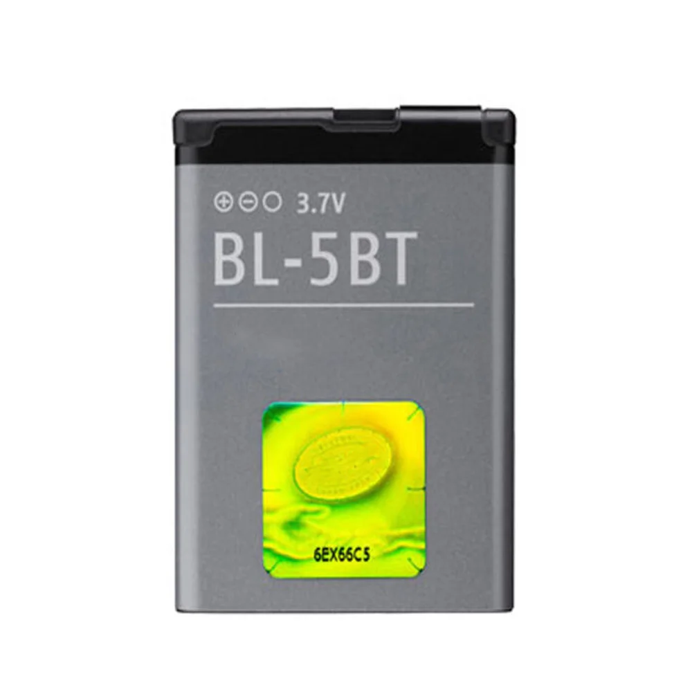

20pcs/lot BL-5BT Battery for Nokia 2608 2600c 7510a 7510s N75 BL-5BT 870mAh BL 5BT Battery Replacement