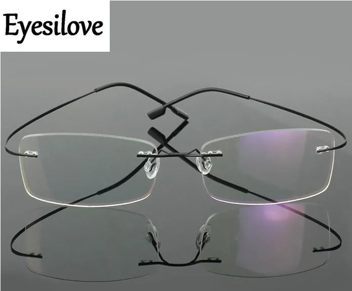 Ultra light rimless Optical glasses frames men women Titanium Alloy eyeglasses Frame for Myopia Prescription Glasses