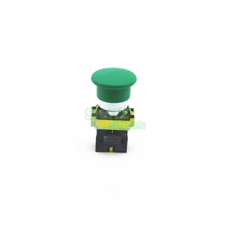 Interruptor momentâneo do botão do cogumelo do sinal verde 1 nenhum XB2-BC31