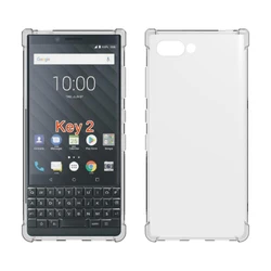 transparent Shockproof Anti-skid TPU Gel Skin soft Case Cover For BlackBerry KEY2/key 2