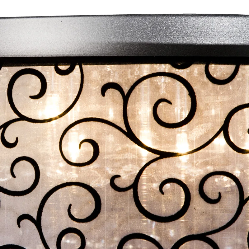 الفاخرة كريستال غرفة المعيشة ضوء السقف قاعدة من الفولاذ المقاوم للصدأ النسيج عاكس الضوء أنيقة غرفة الدراسة مصباح السقف