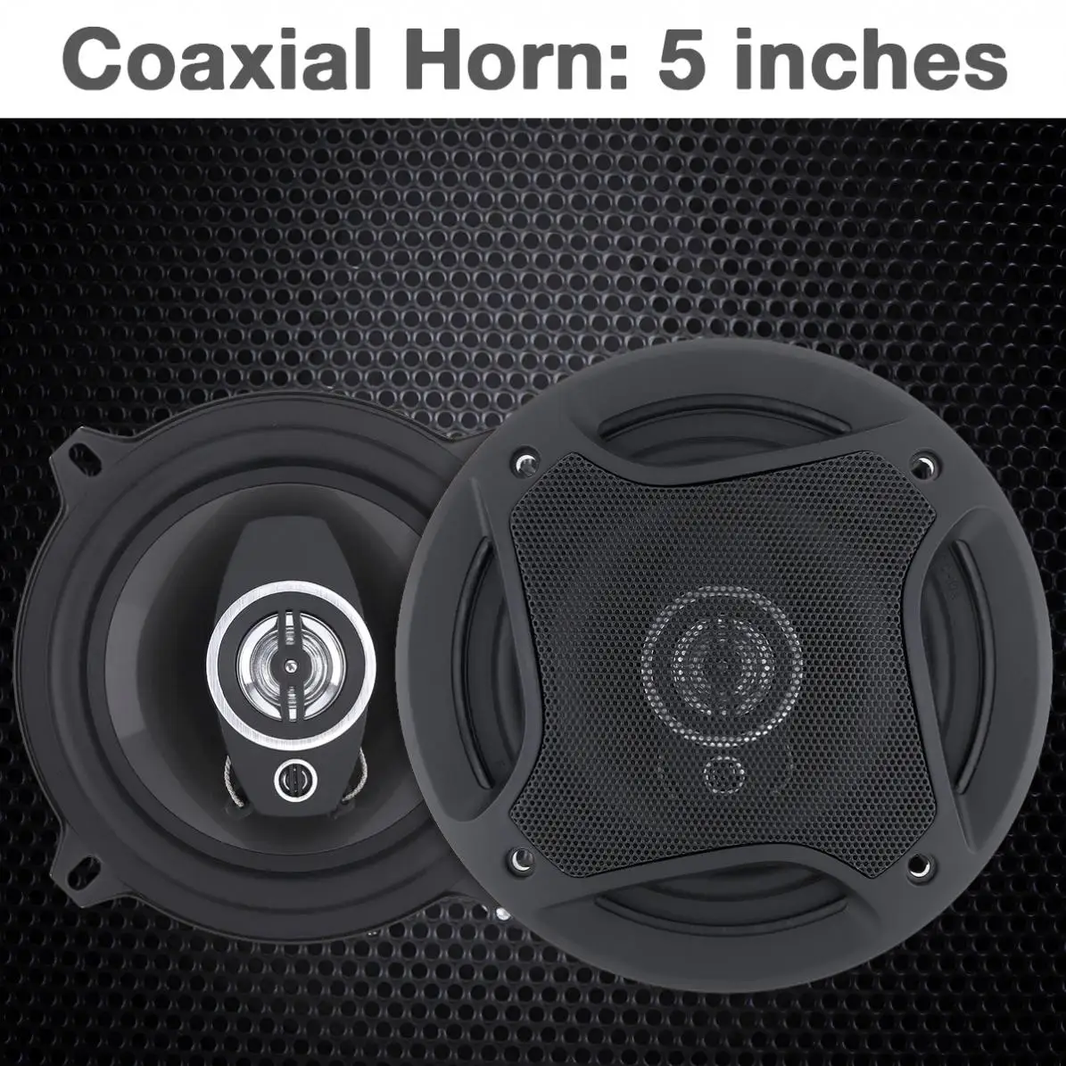 2Pcs 5 Inch 13cm 350W Car Coaxial Speaker Auto Audio Music Stereo Subwoofer Full Range Frequency Hifi Car Speakers