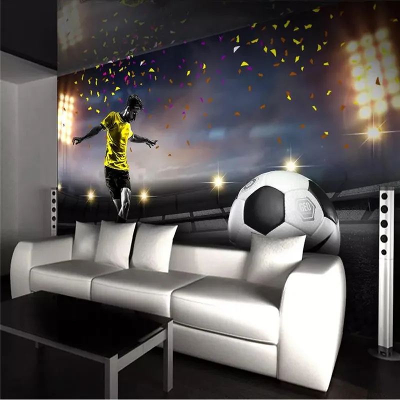 Custom Mural Wallpaper Hd Giant Football Field 3d Decorative Painting Living Room Bedroom Sofa Background Wall