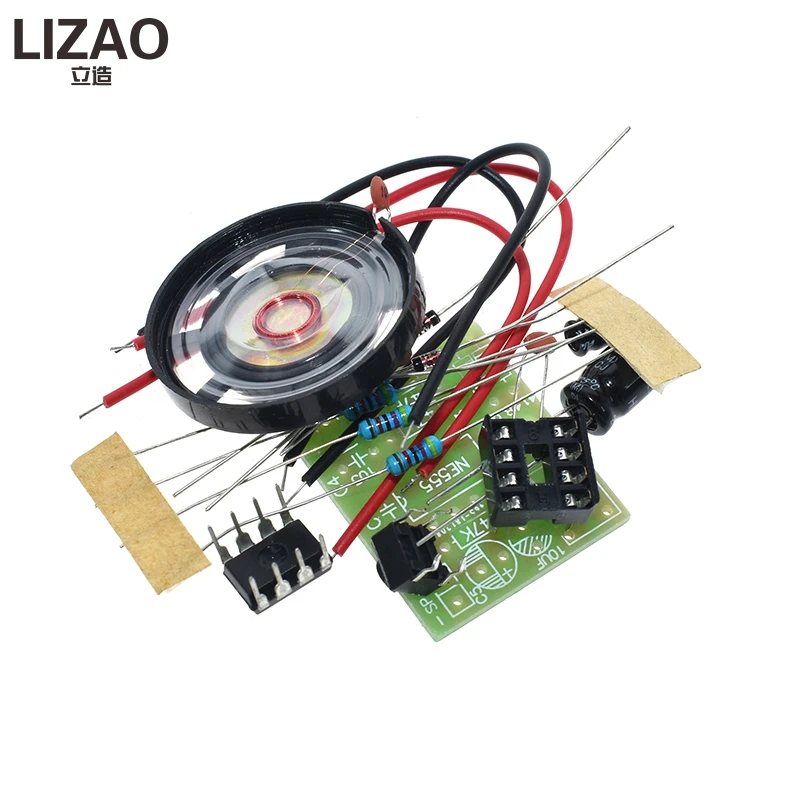 NE555 Campanello Suite di Produzione Elettronica Campanello Suite di Kit FAI DA TE Ding dong campanello PCB saldatura di laboratorio