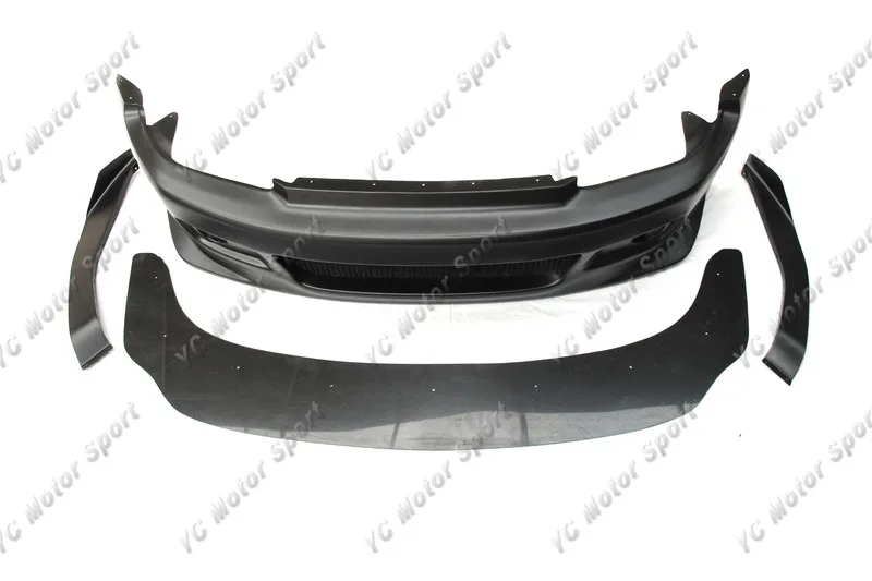 FRP Fiber Glass Body Kit Fit For1992-1995 Civic Hatchback EG PDM Style Front Bumper Cover with Splitter Lip & Canard