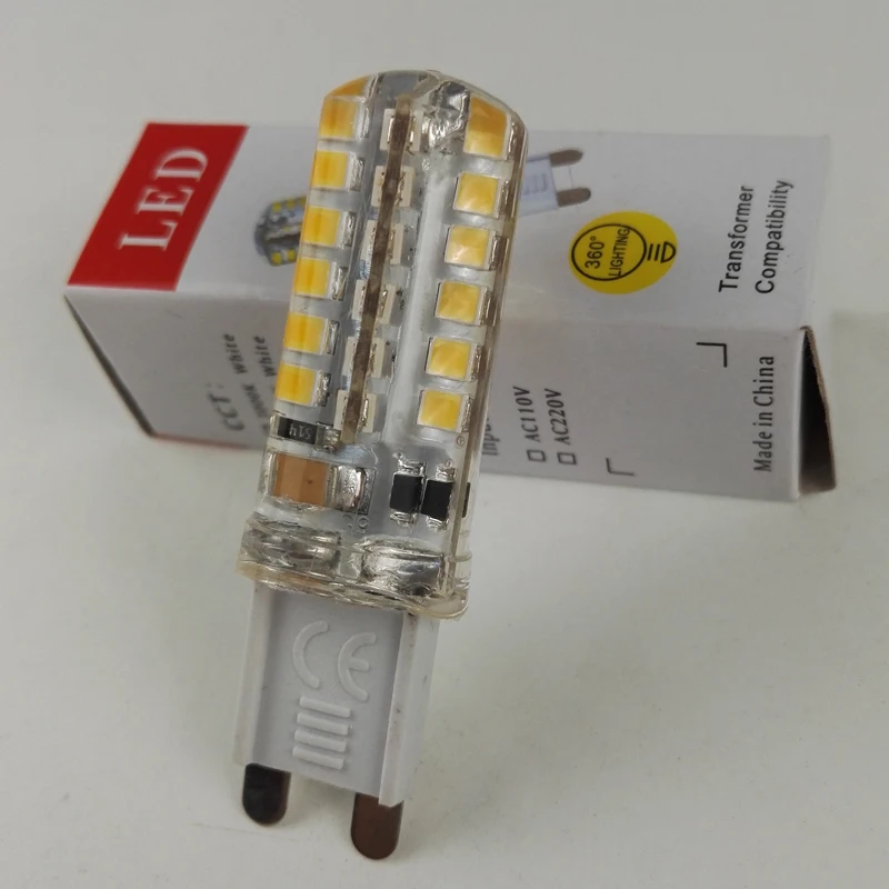 AC 86-265V 3 watt warm white G9 LED bulb lamp mobile car lighting fixture home deco chandelier bulb