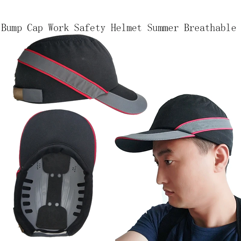 Bump Cap Work Safety Helmet Summer Breathable Security Anti-impact Lightweight-Helmets Fashion Casual Sunscreen Protective Hat