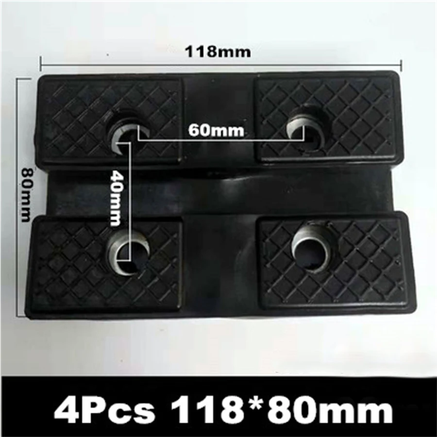 4 Pcs Auto In Gomma Ascensore Pad Heavy Duty Contenere fino a Sharp sub-frame e Un Pizzico di Punti di Saldatura