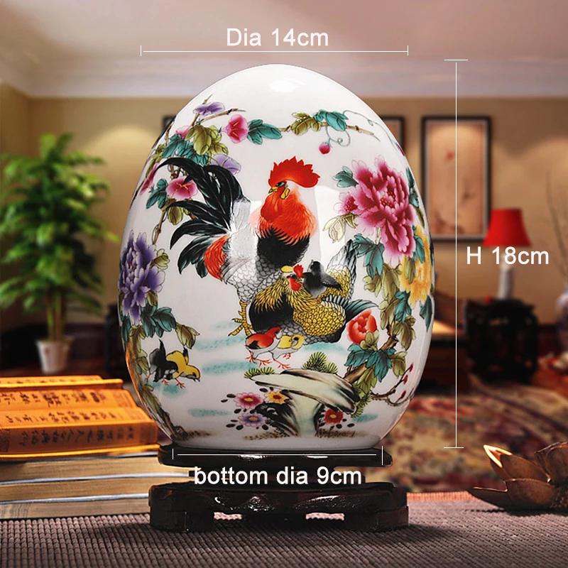 Ancient Beijing Pottery, Lucky Egg Powder, Porcelain Glaze, Exquisite Eggs, Modern Home wedding decoration accessories