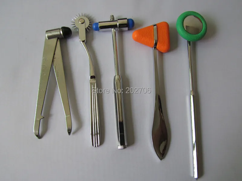 Factory outlet Multifunction Neurological Doctor hammer Promotional Medical diagnostic reflex hammer 5types/set!