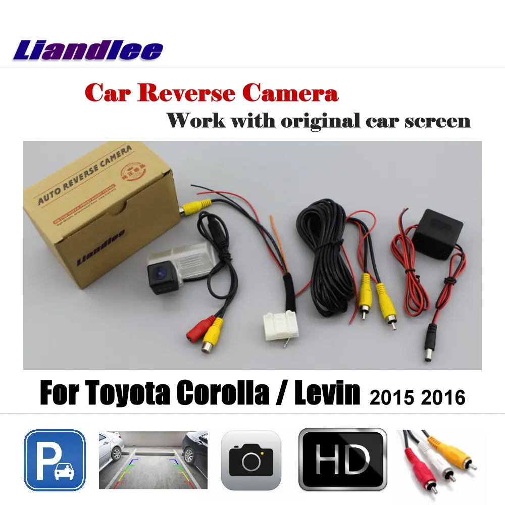 

Car Original Display Rear View Image Reverse Camera HD CCD CAM For Toyota Corolla Levin 2015-2020 Auto Parking Accessories