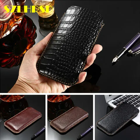 Genuine Leather phone bags For Xiaomi Mi Max 3 Pro Mix 2S Max 2 Redmi Note 3 cases Flip cover slim pouch stitch sleeve