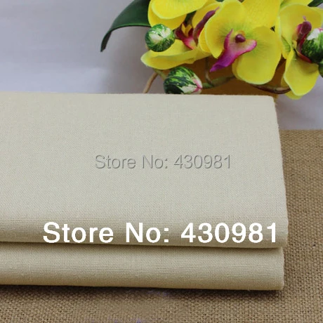 100*140cm beige sewing natural material bedding table cloth zakka linen cotton fabric