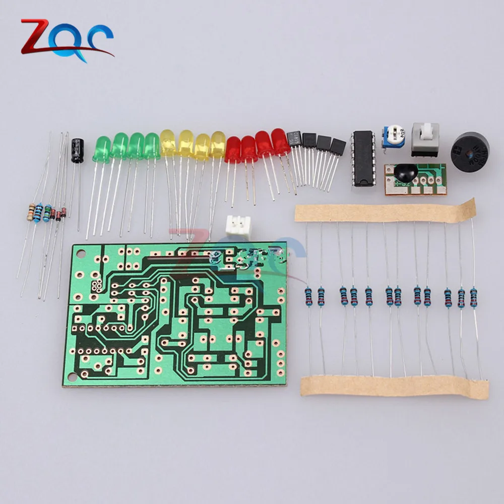 Imagem -02 - Kit de Luz Led para Aniversário Cd4060 Conjunto com Módulo de Marca Faça Você Mesmo Eletrônico