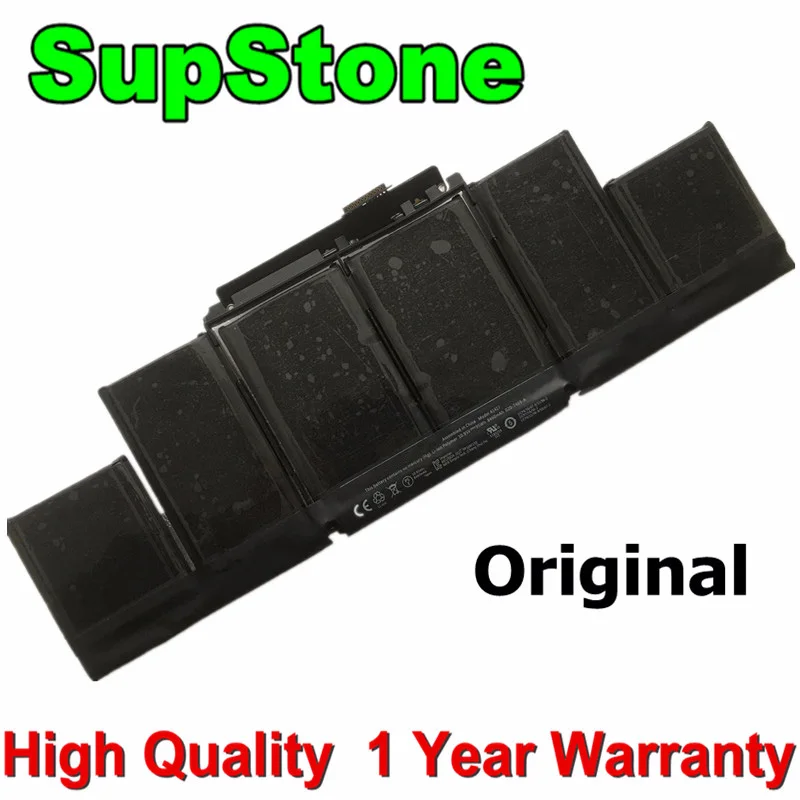 Supstone-nova Bateria para Apple Macbook Pro A1417 15 Polegadas A1398 Early2013 Me665ll a Me664ll a Emc2512 Emc2673 Mc975 Mc976ll a