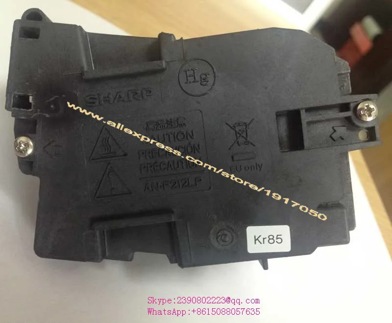 Lámpara de proyector AN-F212LP para bombilla Original Sharp XG-J630XA/XG-J830XA con carcasa (SHP119)