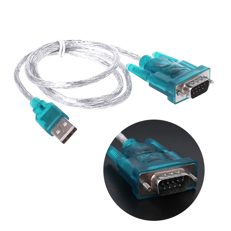 USB to RS232 Serial Port 9 Pin DB9 Cable Serial COM Port Adapter Convertor New