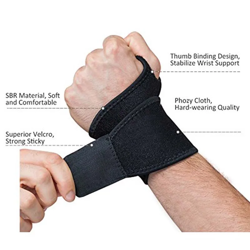 

Reversible Sports Wrist Brace, Right and Left Thumb Stabilizer, Wrist Support Wrap for Badminton and Tennis Weightlifting