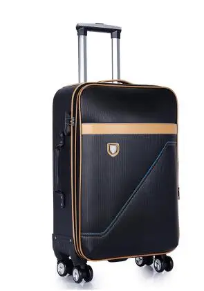 PU Rolling Luggage Suitcase Cabin Business Travel trolley bags for men Luggage Suitcase bag wheels Spinner suitcase Wheeled bags