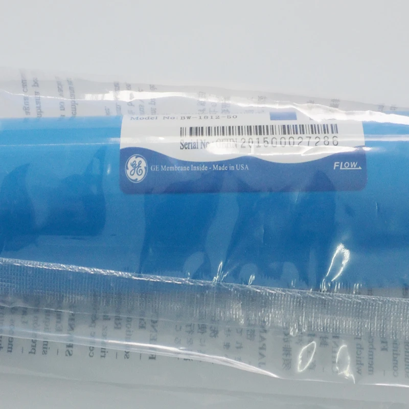 50 GPD GE RO غشاء مرشح المياه السكنية ، معالجة تنقية المياه ، نظام التناضح العكسي ، معيار NSF/ANSI