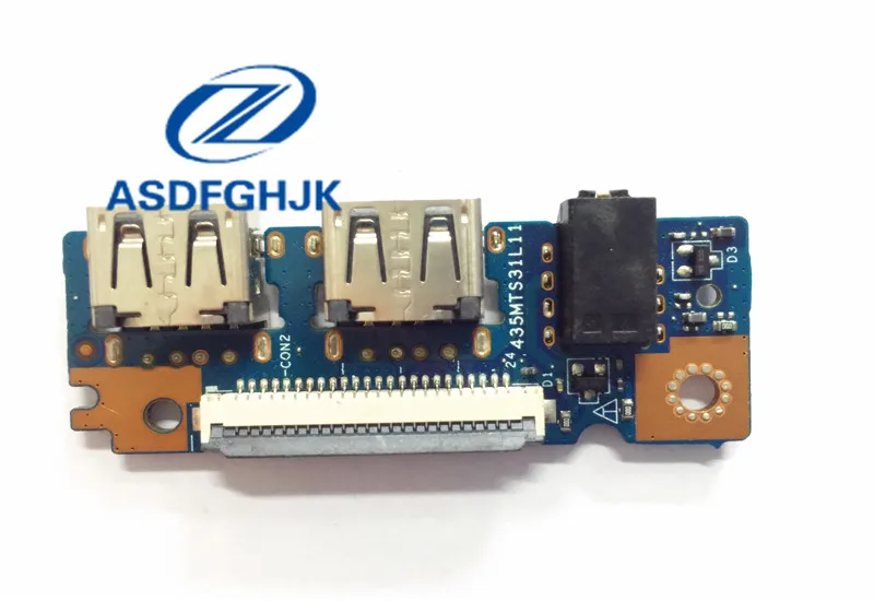 original for Dell Inspiron 17 5758 USB AUDIO BOARD CN-010R81 010R81 10R81 LS-B843P 100% test ok