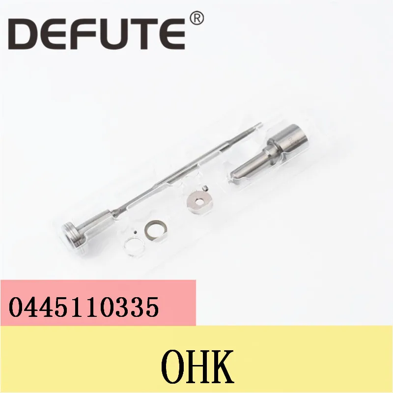 DEFUTE OHK Suite Fuel Injector F00R110335 Overhaul Package0445110335, F00VC01359, DLLA82P1773Injector0445-110-335