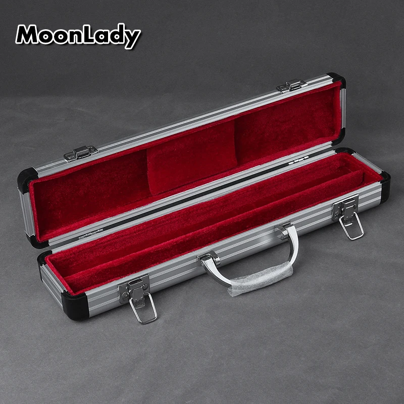 New Arrival Aluminum Alloy Protective Silver Box for Each Tone Two-Section Clarinet Flute Dizi Xiao Accessories