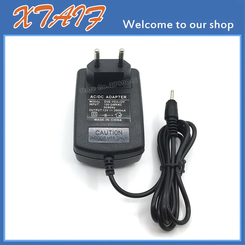 Штепсельная Вилка европейского стандарта, 12 В, 2,5 мм для android OS, универсальное зарядное устройство для планшета teclast x98