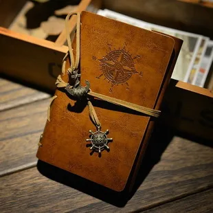 New Diary Book NoteBook Vintage Pirate Note Book Replaceable Traveler Notepad book Leather Cover Blank Notebook Journal Diary