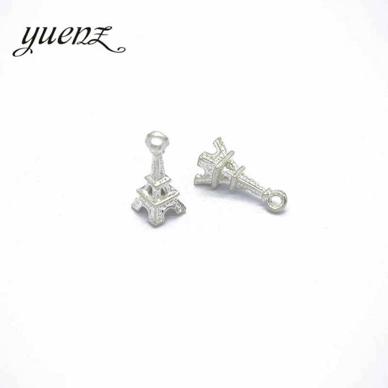 YuenZ 30pcs Antique Silver color Eiffel tower Charm For Jewelry Making Bracelet Necklace Handmade 18*8mm E3