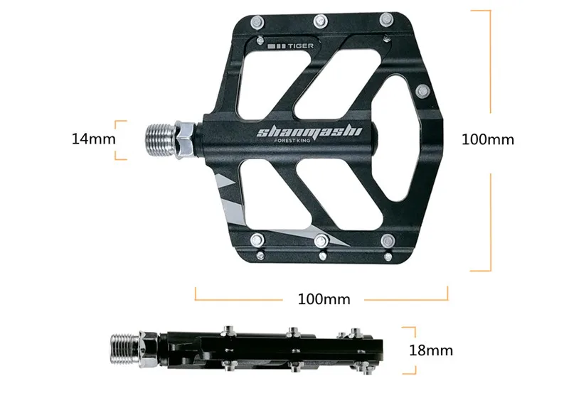 1pair MTB Bicycle Pedal Road bike BMX Mountain Bikes Pedal 6 colors  flat platform pedals