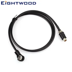 Eightwood 16V Tetto ISO CAVO Cavo Roof Antenna Extension Raku-2 Male to ISO Male RG58 Coaxial Cable for Audi Sitting Volvo VW