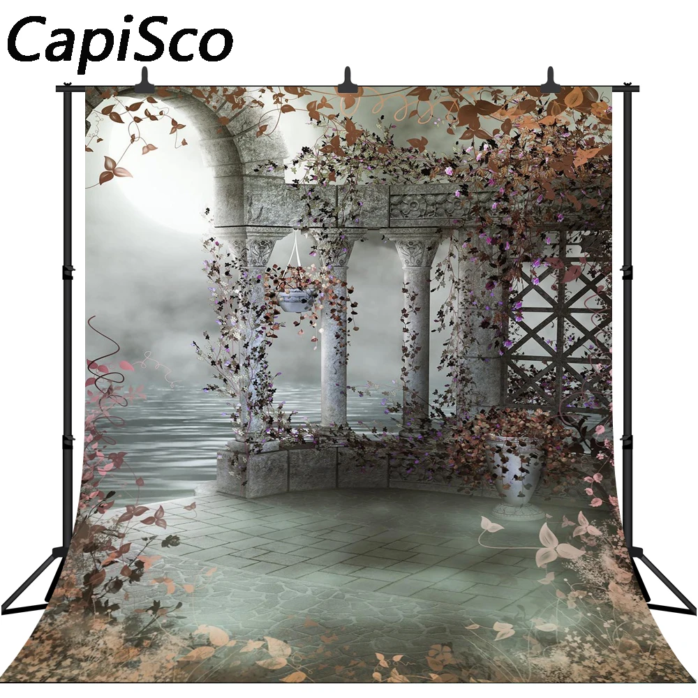 Capisco сказки детский фон для фотосъемки на день рождения сад дворец озеро фон для воды для новорожденных студийный реквизит для фотосессии Capisco сказки детский фон для фотосъемки на день рождения сад дворец озеро фон для воды для новорожденных студийный реквизит для фотосессии